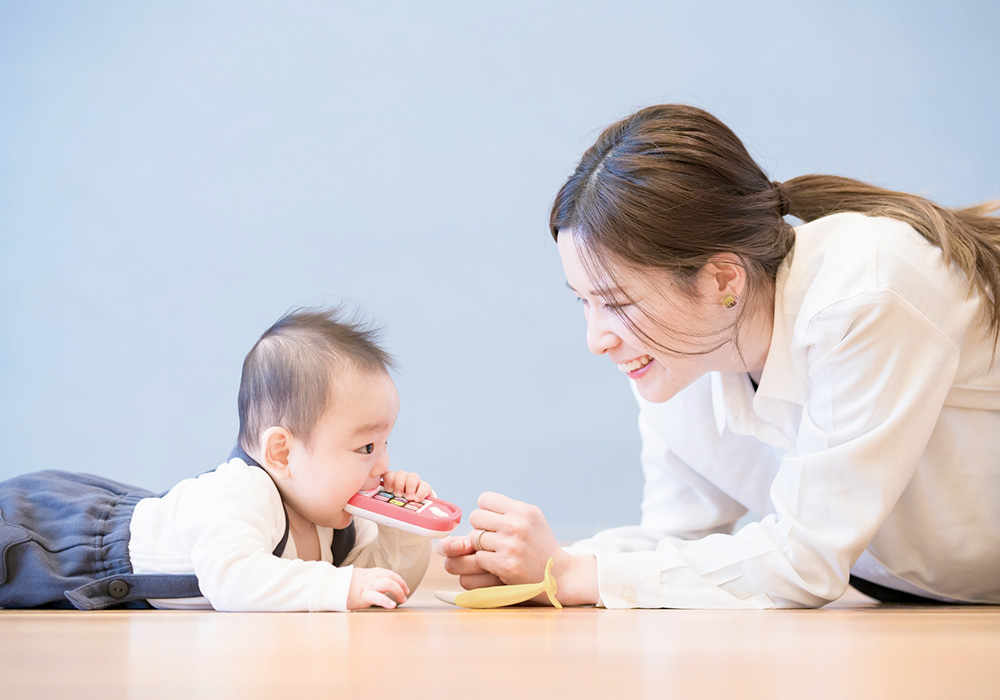 親子の様子